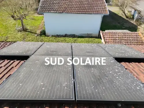 Panneaux solaires de 300Wc (de 2020) après 4 ans sans nettoyage.