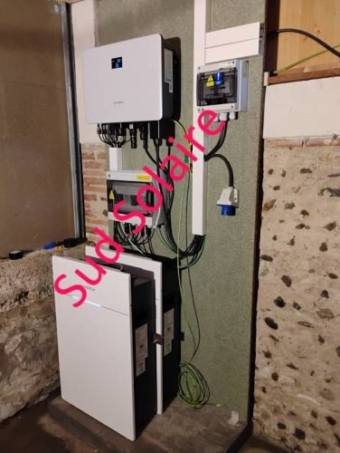 Onduleur hybride 6kW et stockage 10kWh