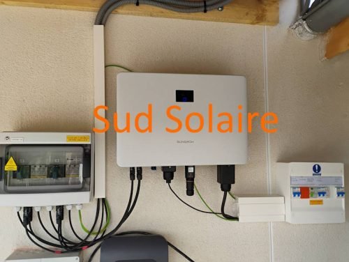 Sungrow 6kWc hybride 2 mppt Consuel Cas 1